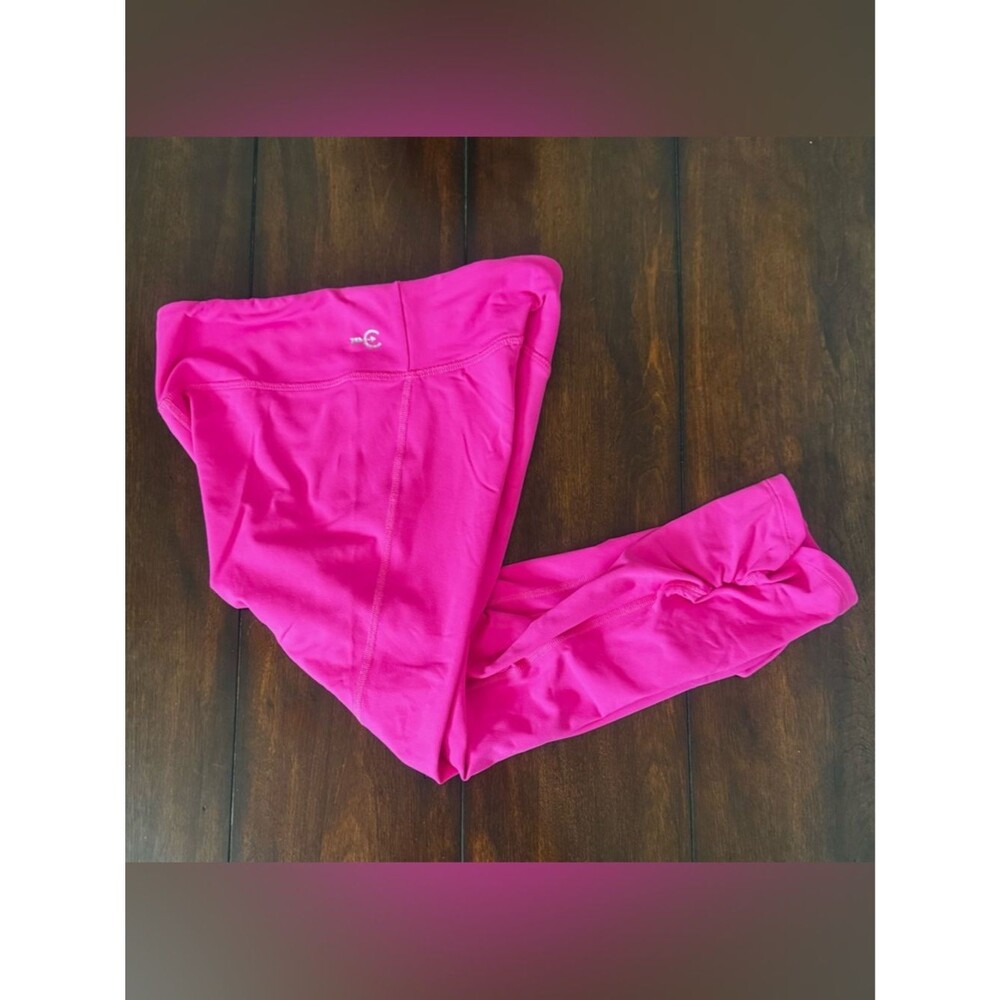 Coeur Triathlon Hot Pink Capri Run Tights Medium - Picture 4 of 6